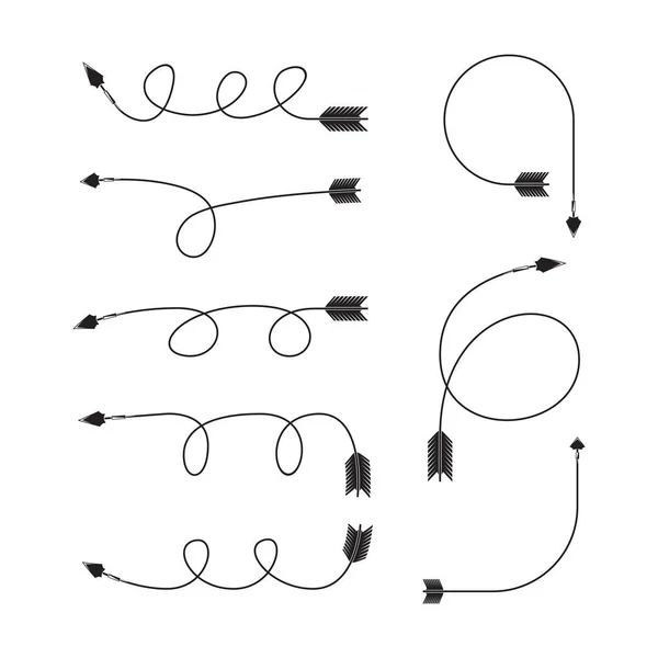 Ilustração Vetorial Setas — Vetor de Stock