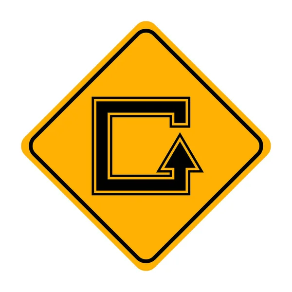 道路標識のベクトル図 — ストックベクタ