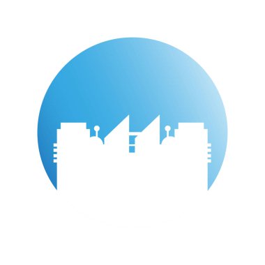 Cityscape binalar vektör Illustration