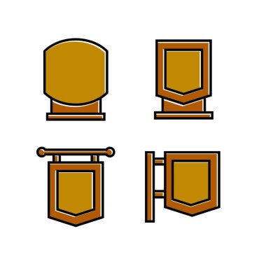 işaretlerin vektör illüstrasyonu, simgeler seti