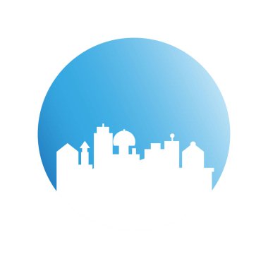 Cityscape binalar vektör Illustration