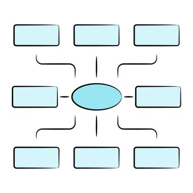akış diyagramının vektör illüstrasyonu