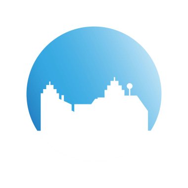 Cityscape binalar vektör Illustration