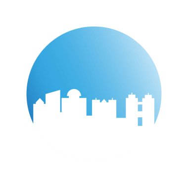 Cityscape binalar vektör Illustration