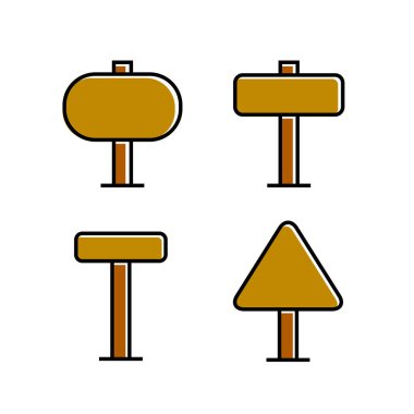 işaretlerin vektör illüstrasyonu, simgeler seti