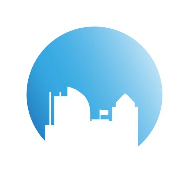 Cityscape binalar vektör Illustration