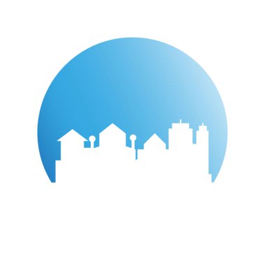 Cityscape binalar vektör Illustration