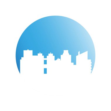 Cityscape binalar vektör Illustration