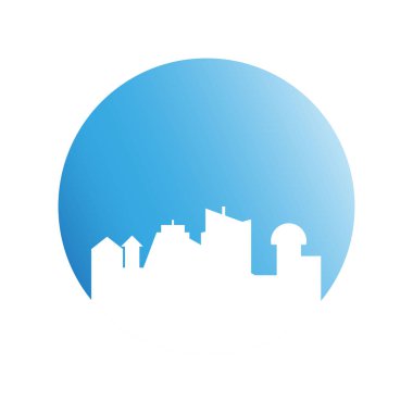 Cityscape binalar vektör Illustration