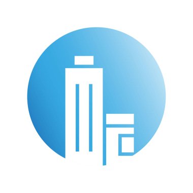 mimari simgesinin vektör illüstrasyonu