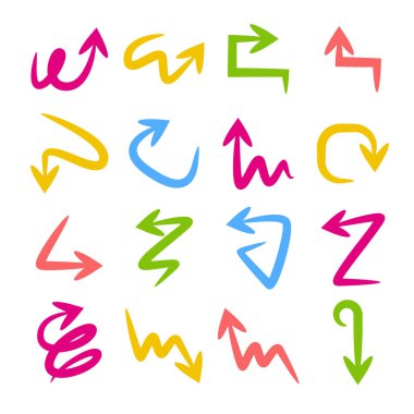 oklar vektör çizim