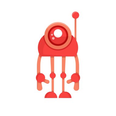 modern robot vektör illüstrasyon. Teknoloji  