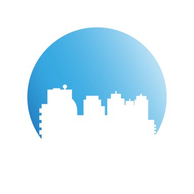 Cityscape binalar vektör Illustration