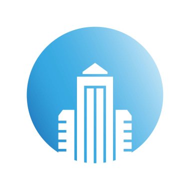 Modern mimarinin vektör çizimi 