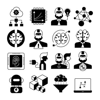 Web simgeler kümesi. vektör çizim 