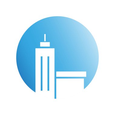 mimari simgesinin vektör illüstrasyonu