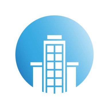 Modern mimarinin vektör çizimi