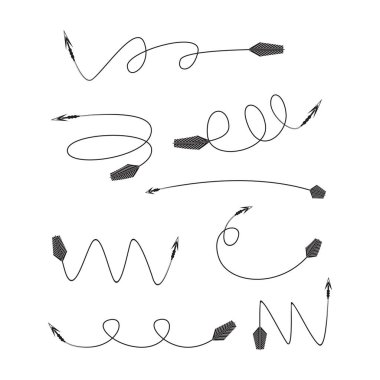 oklar vektör çizim 