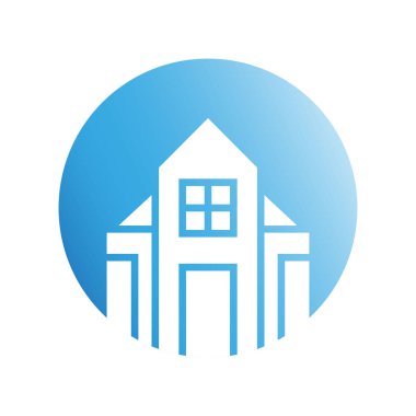 Modern mimarinin vektör çizimi