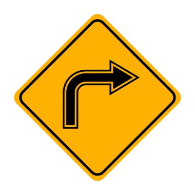 Beyaz arka plan üzerinde ok işareti simgesi