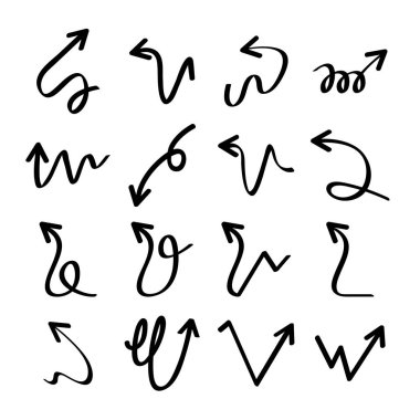 oklar vektör çizim