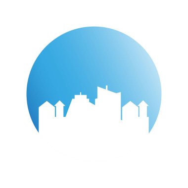 Cityscape binalar vektör Illustration