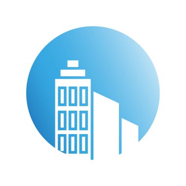 Modern mimarinin vektör çizimi 