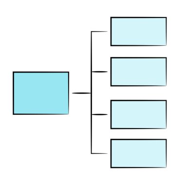 vektör Illustration diyagram, şablon 