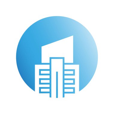 Modern mimarinin vektör çizimi