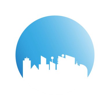 Cityscape binalar vektör Illustration