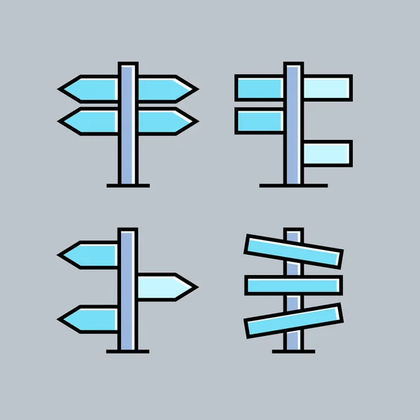 Vektor Illustration Der Zeichen Symbole Gesetzt — Stockvektor