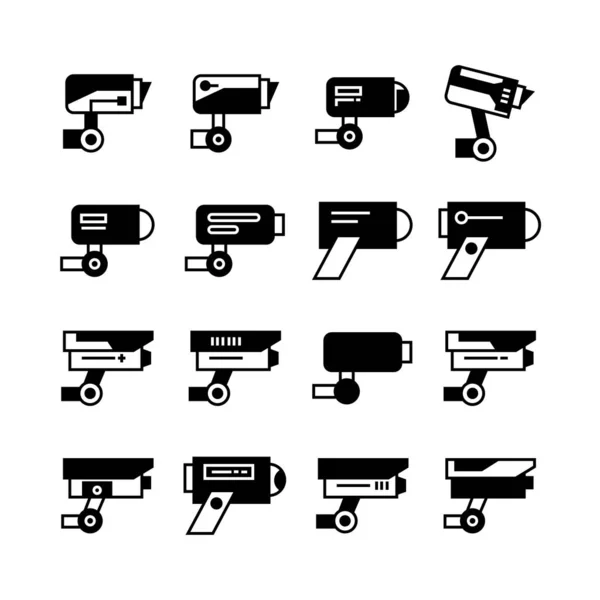 Illustrazione Vettoriale Delle Icone Della Fotocamera — Vettoriale Stock