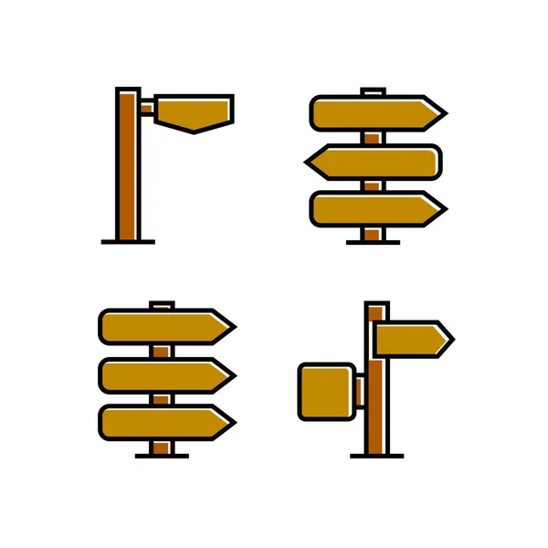 Vektorillustration Von Zeichen Eingestellte Symbole — Stockvektor