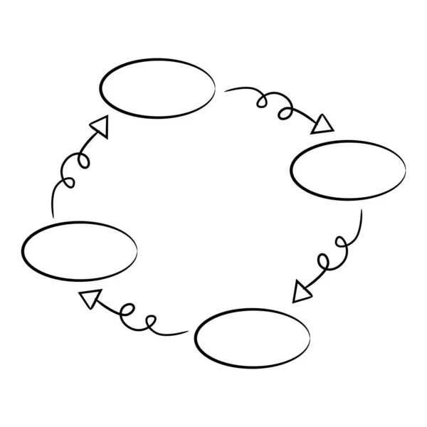 Illustration Vectorielle Diagramme Modèle — Image vectorielle