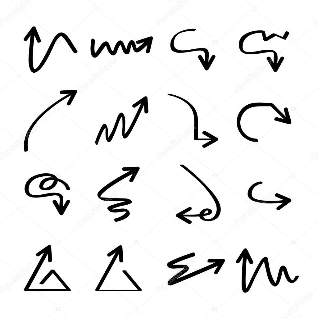 vector illustration of arrows