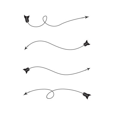 oklar vektör çizim