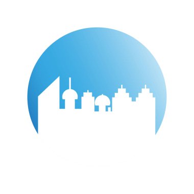 Cityscape binalar vektör Illustration