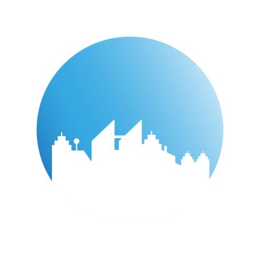 Cityscape binalar vektör Illustration