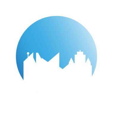 Cityscape binalar vektör Illustration