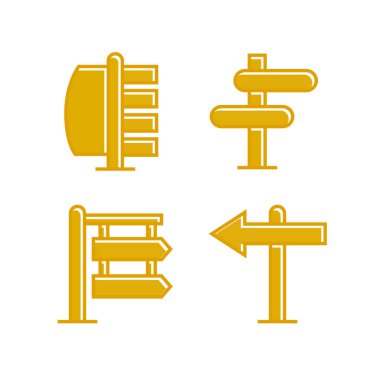 işaretleri vektör illüstrasyon