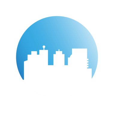 Cityscape binalar vektör Illustration