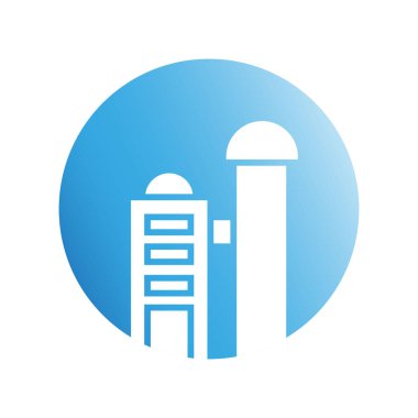 Modern mimarinin vektör çizimi