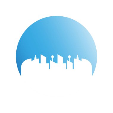 Cityscape binalar vektör Illustration