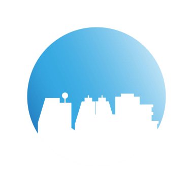 Cityscape binalar vektör Illustration