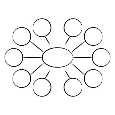 diyagramın vektör illüstrasyonu