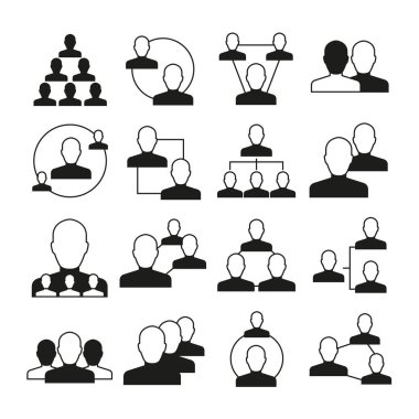 Web simgeler kümesi. vektör çizim 