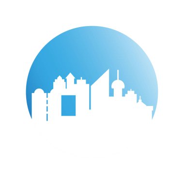 Cityscape binalar vektör Illustration