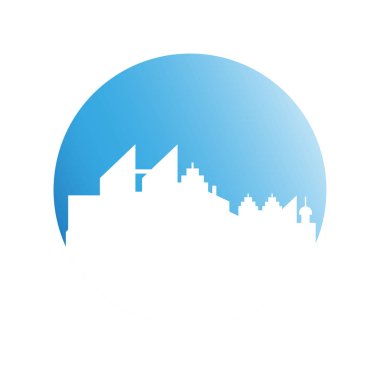 Cityscape binalar vektör Illustration