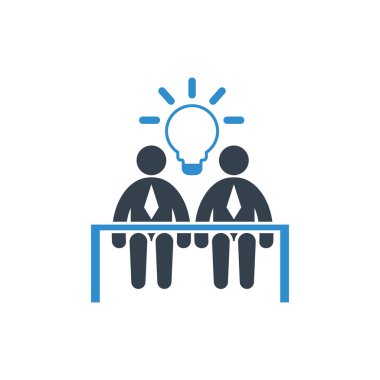 İş konsepti. İş adamlarının vektör Illustration 