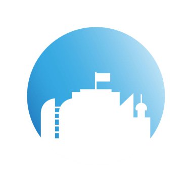 Cityscape binalar vektör Illustration